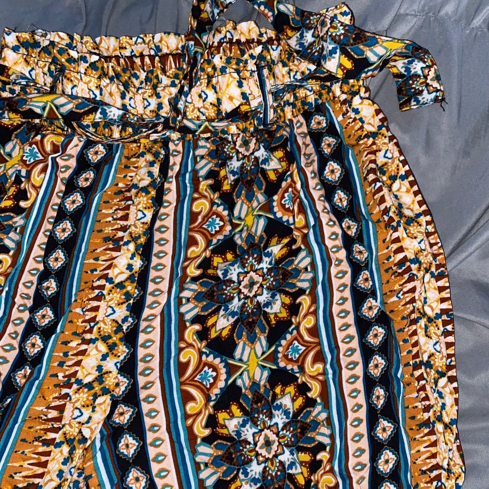 Patterned Loose Pants - Picture 2 of 4